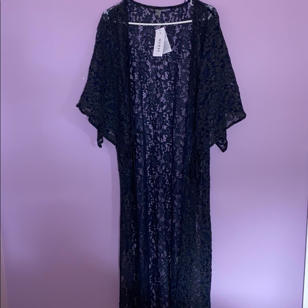 Guess Sun-Bleach Lace Kaftan
